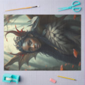 Mysterieuze gotische drakenfee tissuepapier (Craft)