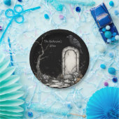 Mysterieuze Halloween Night Custom Papieren Bordje (Feest)