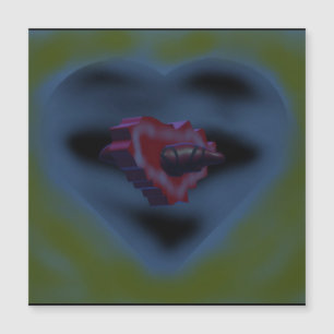 Mysterieuze harten kunst ontwerp donkere nevelige