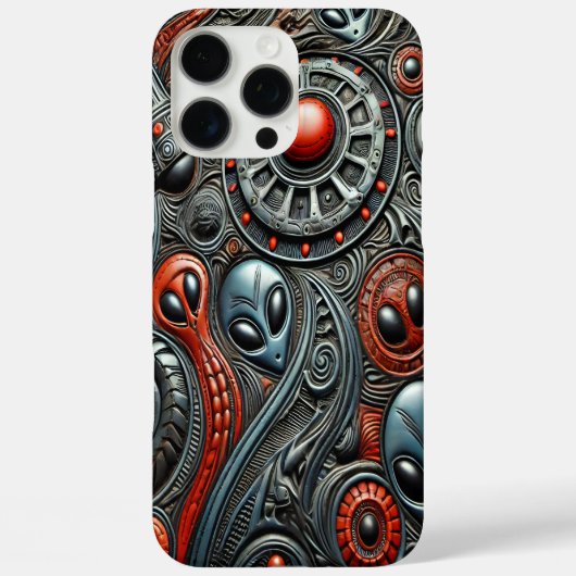Mysterieuze, ingewikkelde buitenaardse wereld Case-Mate iPhone case (Achterkant)