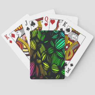 Mysterieuze lijnen pokerkaarten