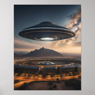 Mysterieuze ufo poster