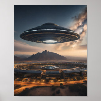 Mysterieuze ufo poster