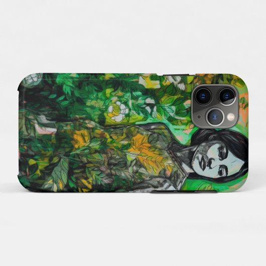 mysterieuze vrouw Case-Mate iPhone case (Achterkant (horizontaal))