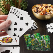 mysterieuze vrouw pokerkaarten (Insitu)