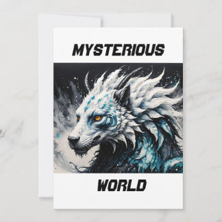 Mysterieuze World dragon geanimeerd ontwerp Kaart
