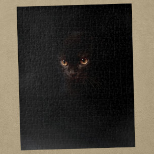 Mysterieuze zwarte kat het hardst legpuzzel