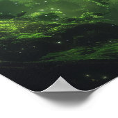 Mysterious Alien Forest Landscape Poster (Hoek)