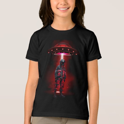 Mysterious Beam en Astronaut T-shirt (Voorkant)