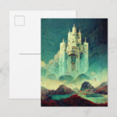 Mysterious Castle Fantasy Art Briefkaart (Voorkant / Achterkant)