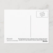 Mysterious Ceres Briefkaart (Achterkant)