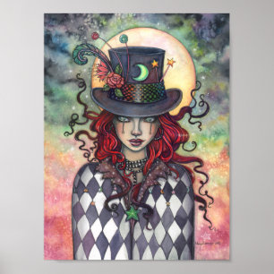 Mysterious Circus Mad Hatter Meisje Molly Harrison Poster