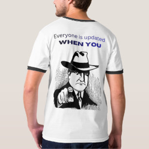Mysterious Detective Noir Grafische T-Shirt