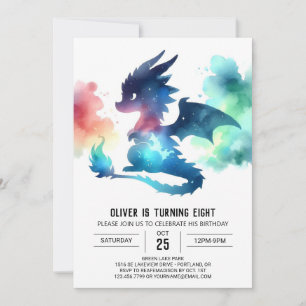 Mysterious Dragon Birthday Digitaal Kaart