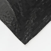 Mysterious Foggy Forest Path Fleece Deken (Hoek)