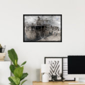 Mysterious Ghost Ship Poster (Thuiskantoor)
