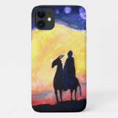 Mysterious Lone Rider Phone Case-Mate iPhone Case (Achterkant)