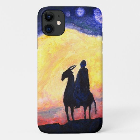 Mysterious Lone Rider Phone Case-Mate iPhone Case (Achterkant)