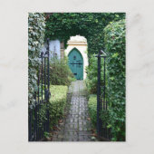 Mysterious open gateway briefkaart (Voorkant)