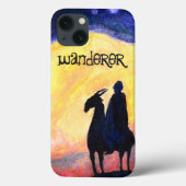 Mysterious Rider Wanderer  Case-Mate iPhone Case (Achterkant)