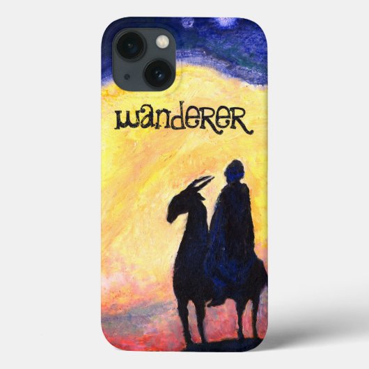 Mysterious Rider Wanderer  Case-Mate iPhone Case (Achterkant)
