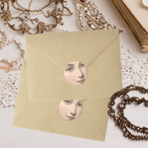 Mysterious Smile of Beauful French Woman 