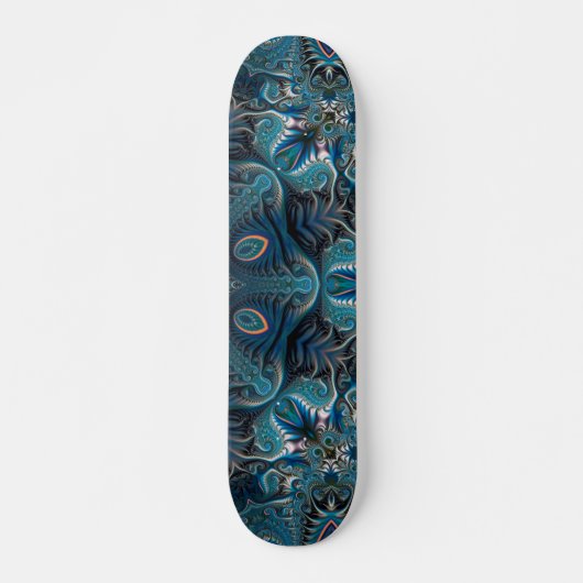 Mysterious space mandala skateboard (Voorkant)