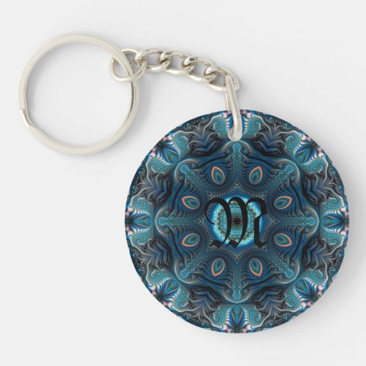 Mysterious space mandala sleutelhanger (Voorkant)