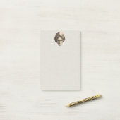 Mysterious Spooky Magical Genie Head Face Turban Post-it® Notes (Op bureau)