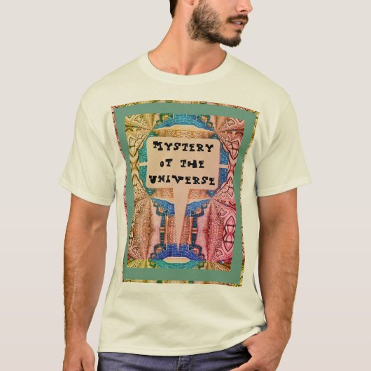 Mysterious Universe Psychedelic Retro T-Shirt (Voorkant)