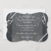 Mysterious Web Gothic Gothic Black Grey Handfastin Kaart (Achterkant)