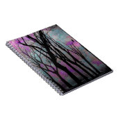 Mysterious Woodland Crow Notitieboek (Rechterzijde)