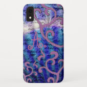Mysterious Zee Monogram Phone iPhone Case (Achterkant)