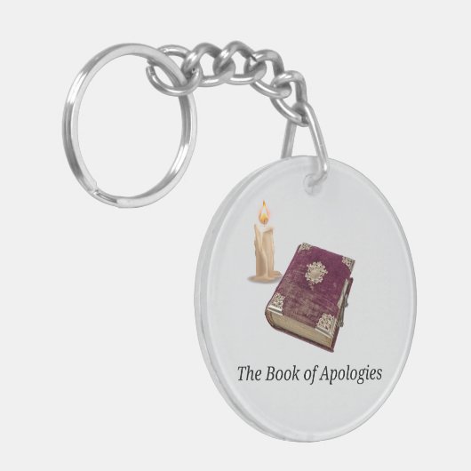 Mystery Book Lover's Acryl Sleutelhanger (Voorkant Links)