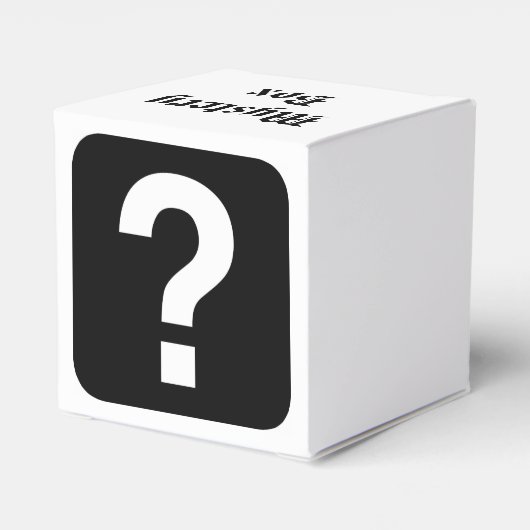 Mystery Box Bedankdoosjes (Achterkant)