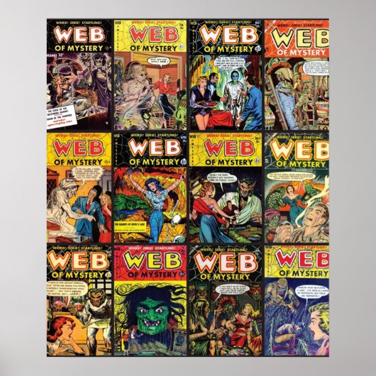 Mystery Comic Hoesjes komiek Poster (Voorkant)
