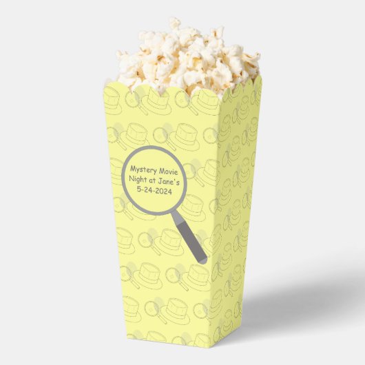 Mystery Crime Solving Evidence Board Popcorn Bedankdoosjes (Popped)