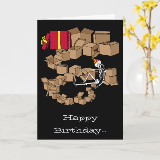 Mystery Gift Verjaardagskaart Kaart (Gele Bloem)