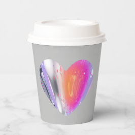 Mystery Heart Papieren Bekers