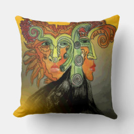 Mystery Hour Town Pillow Kussen