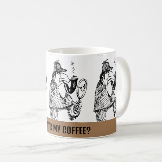 Mystery Investigation Coffee Mok (Voorkant rechts)