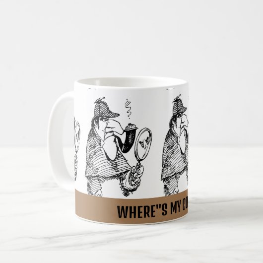 Mystery Investigation Coffee Mok (Voorkant links)