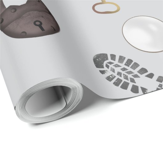 Mystery Kids Secret Agent Spy Detective Theme Cadeaupapier (Rol Hoek)