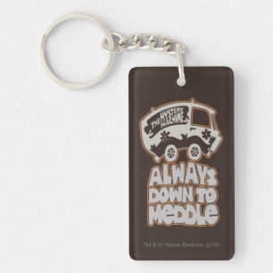 Mystery Machine "Altijd omlaag naar middelpunt" Sleutelhanger
