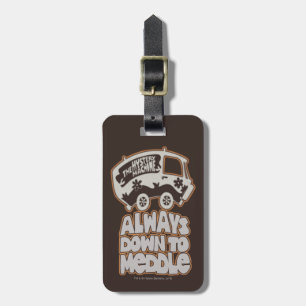 Mystery Machine "Always Down To Meddle" Bagagelabel