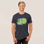 Mystery Machine Fright Tri-Blend Shirt (Voorkant volledig)