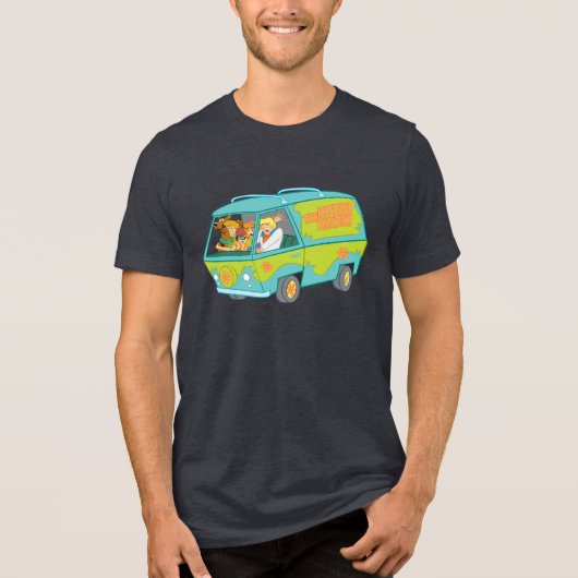 Mystery Machine Fright Tri-Blend Shirt (Voorkant)