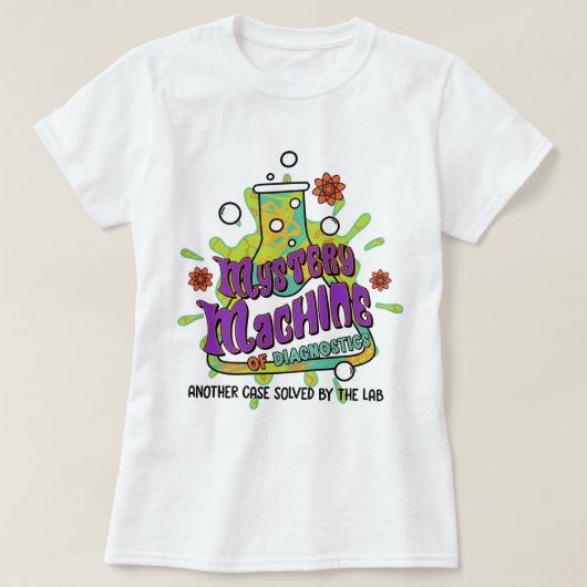 Mystery Machine van Diagnostics Lab Week 2025 T-shirt (Design voorkant)