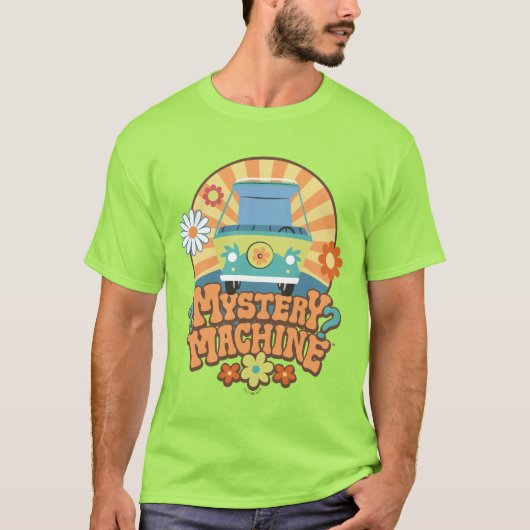 Mystery Machine Van Floral Graphic T-shirt (Voorkant)