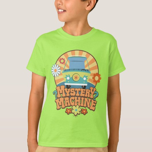 Mystery Machine Van Floral Graphic T-shirt (Voorkant)